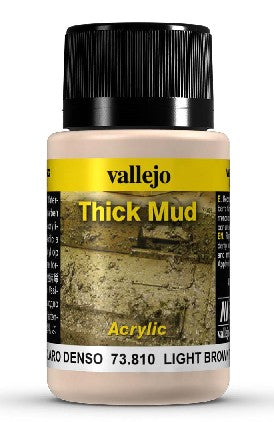 Vallejo 73810 40ml Bottle Light Brown Thick Mud Weathering Effect