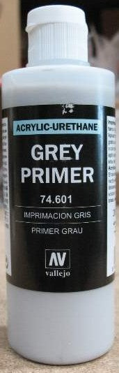 Vallejo 74601 200ml Bottle Grey Surface Primer