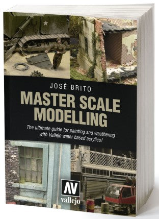 Vallejo 75020 Master Scale Modelling The Ultimate Guide to Painting & Weathering w/Vallejo Water Based Acrylics Book