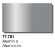 Vallejo 77701 32ml Bottle Aluminum Metal Color (6/Bx)