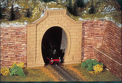 Vollmer 42504 HO Scale Single Track Tunnel Portal - Rhine Valley -- 5-5/8 x 5-5/8" 14 x 14cm