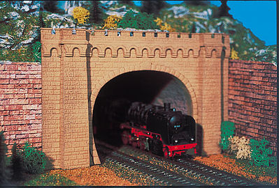 Vollmer 42506 HO Scale Double Track Tunnel Portal -Moseltal -- 8-13/16 x 5-17/32" 22 x 13.8cm