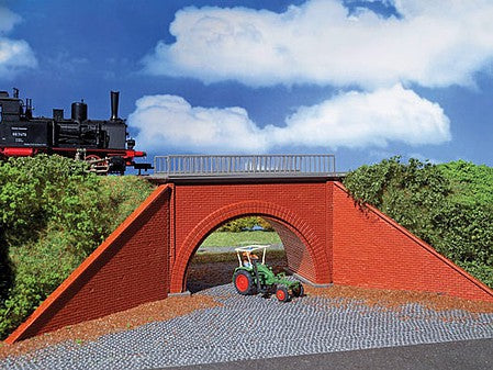 Vollmer 42514 HO Scale Brick Underpass w/Wing Walls -- Kit - 11-13/16 x 2-1/2 x 3-1/8" 30 x 6.3 x 8cm