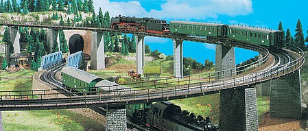 Vollmer 42547 HO Scale Deck Bridge -- For 1-9/16 40mm Track