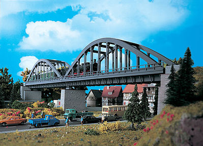 Vollmer 42553 HO Scale Arched Bridge -- 14-13/32 x 3-13/64 x 4-1/2" 36 x 8 x 11.3cm