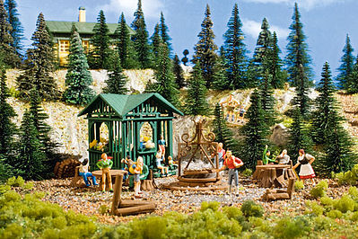 Vollmer 43606 HO Scale Grill Place w/Cottage - Kit -- 1-3/4 x 2 x 2" 4.5 x 5 x 5cm