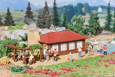 Vollmer 43615 HO Scale Trout Smokehouse - Kit (Plastic) -- 2-3/4 x 2-3/8 x 2-5/8" 7 x 6 x 6.7cm
