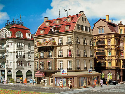 Vollmer 43619 HO Scale DM Drug Store -- Kit - 6-11/16 x 4-3/4 x 7-1/4" 17 x 12 x 18.5cm