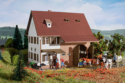 Vollmer 43629 HO Scale Wholesale Produce Market -- Kit - 15 x 6-1/2 x 5-5/16" 38 x 16.5 x 13.5cm