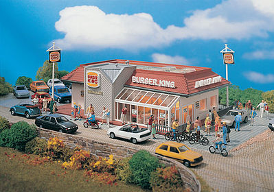 Vollmer 43632 HO Scale Burger King -- Kit - 7-7/8 x 5-3/4 x 3-1/2" 20 x 14.8 x 9.0cm