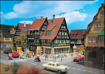 Vollmer 43695 HO Scale Cafe/Bistro -- 6-3/4 x 5-1/2" 16.8 x 14cm