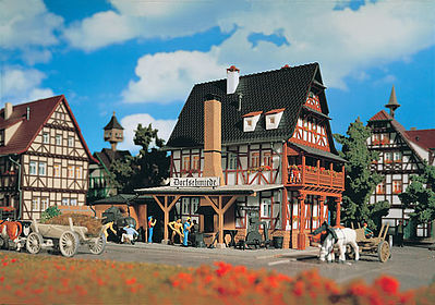 Vollmer 43696 HO Scale Blacksmith Shop -- 6-1/2 x 5-1/2" 16.5 x 14cm