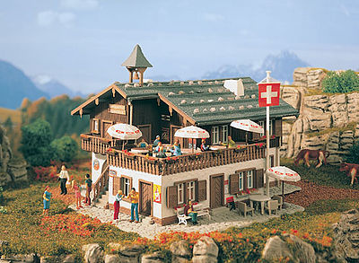 Vollmer 43706 HO Scale Alpine Restaurant -- 6 x 5-7/8 x 4" 17.8 x 15 x 11.5cm