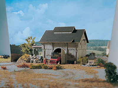 Vollmer 43727 HO Scale Barn -- 5-1/2 x 3-3/4" 14 x 9.5cm