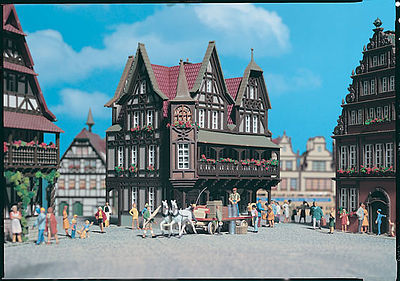 Vollmer 43749 HO Scale Old Time Store -- 4-1/8 x 3-3/8 x 5-1/2" 10.5 x 8.5 x 14cm