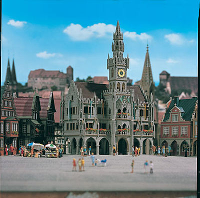 Vollmer 43760 HO Scale City Hall -- 7-1/8 x 4-3/4 x 11-1/4" 18 x 12 x 28.5cm