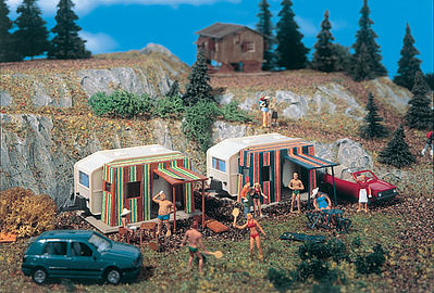 Vollmer 45145 HO Scale Camper Trailers