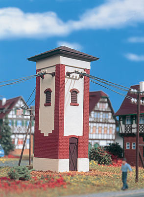 Vollmer 45535 HO Scale Transformer House -- 2-1/8 x 2-1/8 x 5" 5.4 x 5.4 x 12.6cm