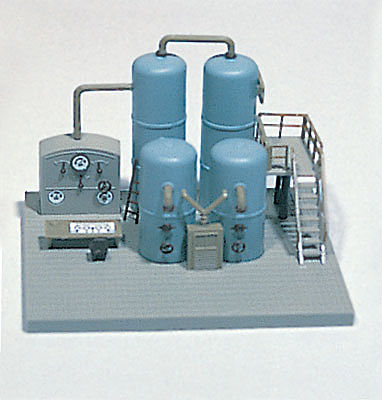 Vollmer 45609 HO Scale Brewery w/Interior -- 16-3/8 x 5-1/2" 41.5 x 14cm