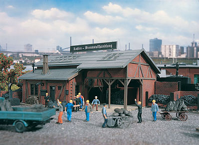 Vollmer 45615 HO Scale Coal Depot -- 7-5/8 x 5-5/8 x 4" 19 x 14 x 10cm