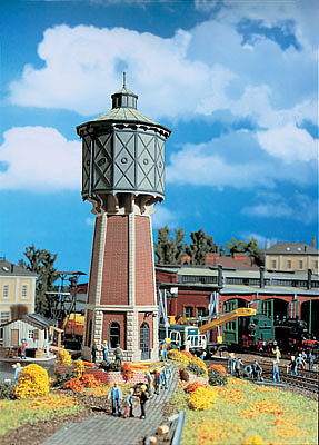 Vollmer 45704 HO Scale Ornate Water Tower -- 3-5/8 x 3-5/8" 9 x 9cm