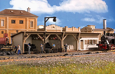 Vollmer 45706 HO Scale Goods Shed Kit -- 23.5 x 10 x 8cm