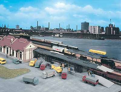 Vollmer 45716 HO Scale Freight Loading Platform -- 32-13/16" x 2 x 3-13/64" 82 x 4.8 x 8cm