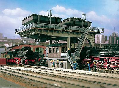 Vollmer 45720 HO Scale Coaling Stage -- 7-5/8 x 7-23/64 x 5-5/8" 19 x 18 x 14cm