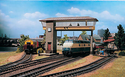 Vollmer 45739 HO Scale Signal Tower-Double Track -- 7-1/2 x 2-3/4 x 5-1/8" 19.2 x 7 x 13cm