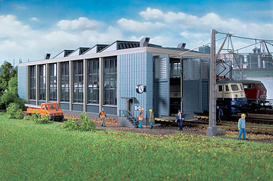 Vollmer 45765 HO Scale Engine Shed for Electric Locos -- 13-13/64 x 6 x 4-13/32" 33 x 15 x 11cm