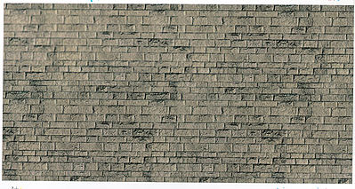 Vollmer 46049 HO Scale Embossed Stone Wallpaper pkg(10)