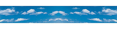 Vollmer 46112 All Scale Clouds Background Scene -- 108 x 20" 270 x 50cm