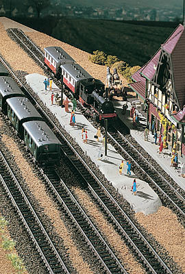 Vollmer 47528 N Scale Highland Station Platform -- 13-3/8 x 1" 34 x 2.5cm