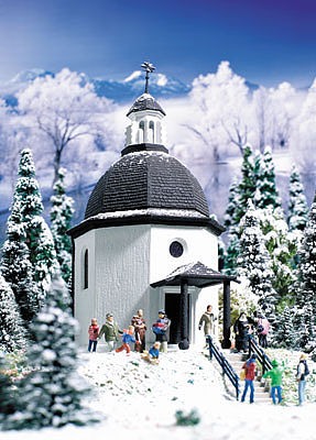Vollmer 47612 N Scale Silent Night Memorial Chapel Kit -- 5.5 x 7.5 x 10.3cm