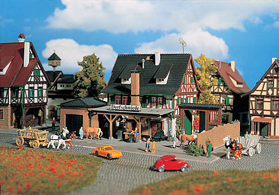 Vollmer 47696 N Scale Blacksmith Shop w/Forge