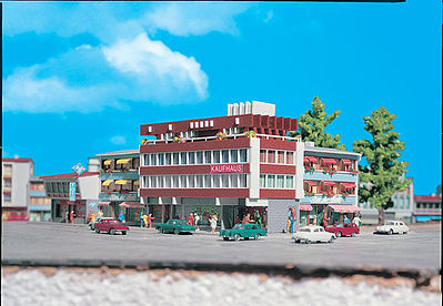 Vollmer 47726 N Scale Deepartment Store -- 4-3/8 x 1-3/4" 11 x 4.5cm