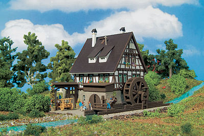 Vollmer 47750 N Scale Grain Mill -- 14 x 12 x 11cm