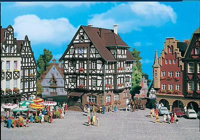 Vollmer 47756 N Scale Beer Hall -- 3-1/2 x 2-3/8" 9 x 6cm