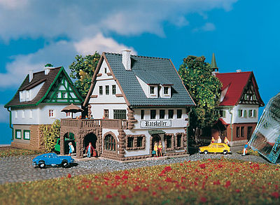 Vollmer 49545 Z Scale Village Inn -- 2-5/8 x 2" 6.6 x 5cm