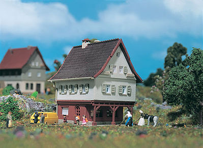Vollmer 49552 Z Scale Small House -- 2 x 1-1/2 x 2-1/8" 5 x 3.8 x 5.3cm