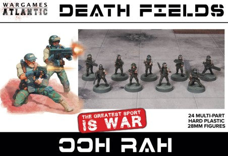 Wargames Atlantic DF8 28mm Death Fields: Ooh Rah Soldiers (24)