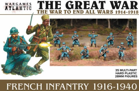 Wargames Atlantic GW2 28mm The Great War 1916-40: French Infantry (35)