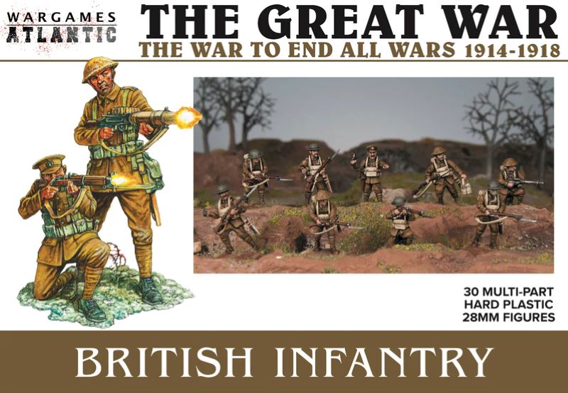 Wargames Atlantic GW3 28mm The Great War 1914-18: British Infantry (30)