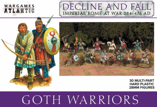 Wargames Atlantic LR2 28mm Decline & Fall Imperial Rome 284-476AD: Goth Warriors (30)