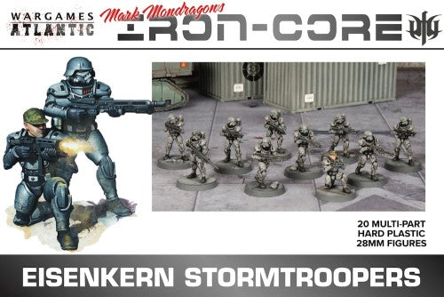 Wargames Atlantic MM1 28mm Iron Core: Eisenkern Stormtroopers (20)