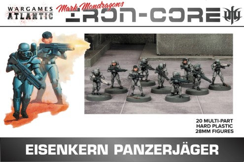 Wargames Atlantic MM2 28mm Iron Core: Eisenkern Panzerjager Troopers (20)