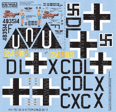 Warbird Decals 172130 1/72 B17G Sentimental Journey Commemorative AF Arizona, B17F Wulfe Hound 360BS/303BG Hells Angels