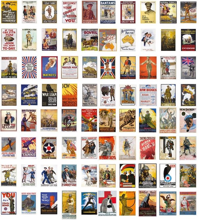 Warbird Decals 351008 1/35 WWI Great War Propaganda Posters (85)