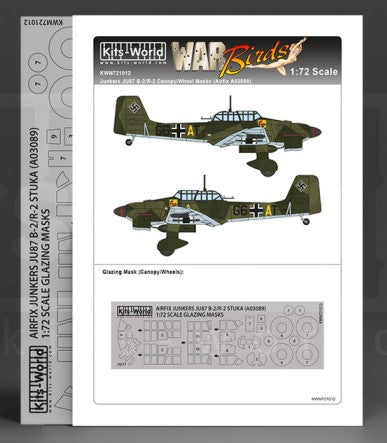 Warbird Decals 721012 1/72 Junkers Ju87B2/R2 Stuka Canopy/Wheels Mask for ARX