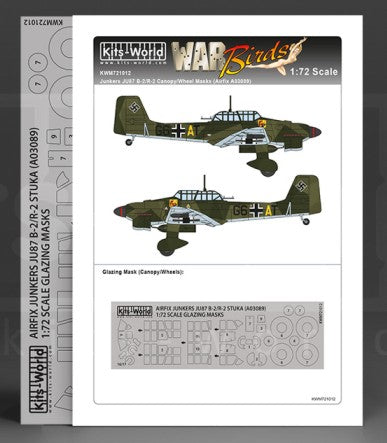Warbird Decals 721012 1/72 Junkers Ju87B2/R2 Stuka Canopy/Wheels Mask for ARX